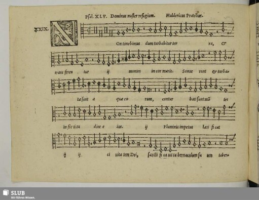 XXIX. [=XXIII.] Brätel, Ulrich: Deus noster refugium
