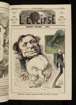 Ernest Picard par Gill