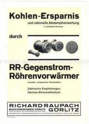 Gegenstrom-Röhrenvorwärmer für Dampfmaschinen