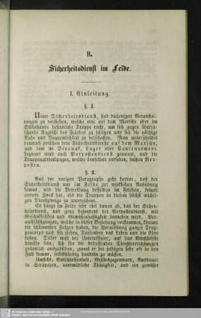 B. Sicherheitsdienst im Felde