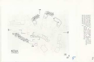 Wohnungsbau [Kolk], Berlin-Spandau (Diplomarbeit bei Peter Poelzig): 5. Grundriss 1: 200