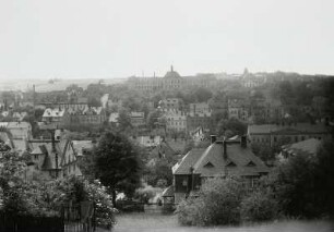 Stollberg, Stadtansicht : Stollberg. Stadtteilansicht mit Lehrerseminar