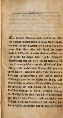 Ernst und Laune in Erzählungen für Erholungsstunden, 3. 1816