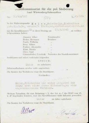 Maier, Friederike