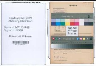 Entnazifizierung Wilhelm Dobschall , geb. 17.10.1911 (Kaufm.Angestellter)
