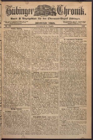 15. Dezember (Nro. 293) - 17. Dezember (Nro. 295)
