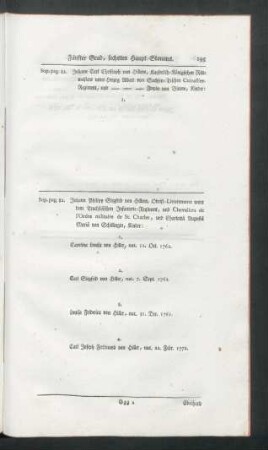 Fünfter Grad, sechsten Haupt-Stamms