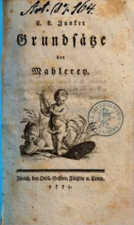 Grundsätze der Mahlerey