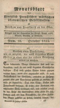Num. 10. October 1823.
