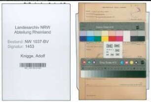 Entnazifizierung Adolf Knigge , geb. 10.01.1907 (Viehkaufmann)