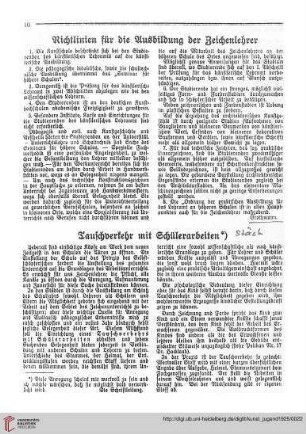 N.F. 5.1925: Richtlinien für die Ausbildung der Zeichenlehrer