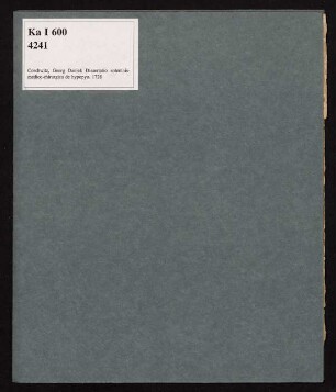 Dissertatio Solemnis Medico-Chirvrgica De Hypopyo