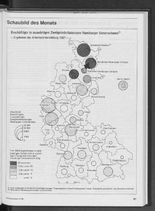 Beschäftigte in auswärtigen Zweigniederlassungen Hamburger Unternehmen