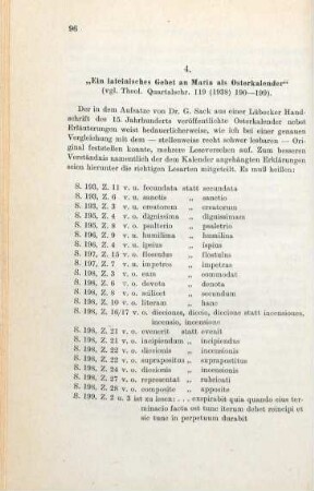 96-97 Ein lateinisches Gebet an Maria als Osterkalender