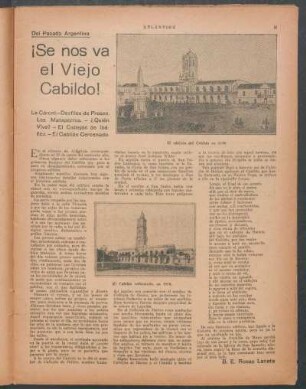 ¡Se nos va el viejo Cabildo!