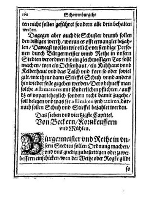 Cap. 47. Von Beckern, Kornkeuffern und Mühlen.