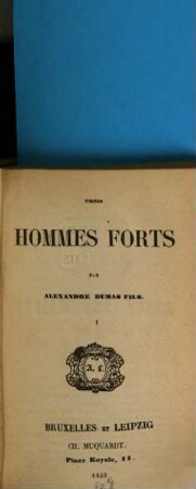 Trois hommes forts, 1