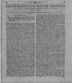 Monatsblatt für Bauwesen und Landesverschönerung. Erstes u. zweites Semester. München: Kleischmann 1821