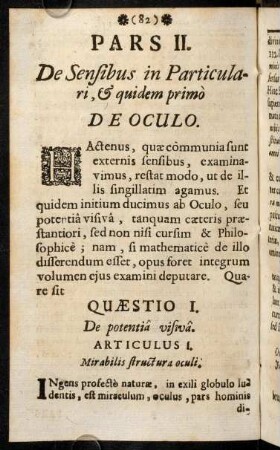82-93, Quaestio I.