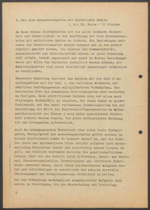 1. Die vier Grundrechenarten mit natürlichen Zahlen