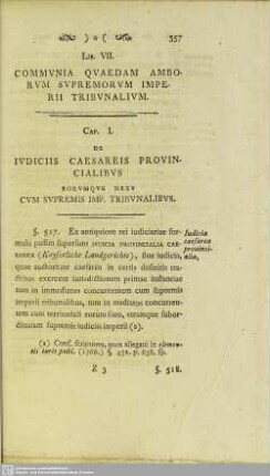 Lib. VII. Communia Quaedam Amborum Supremorum Imperii Tribunalium