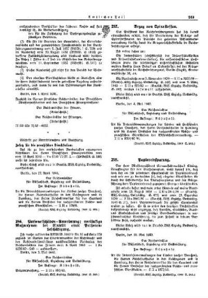 Bezug von Spinnstoffen : [Allgemeine Verwaltungssachen] ; [Für das Reich] ; [Amtliche Erlasse] ; [Amtlicher Teil]