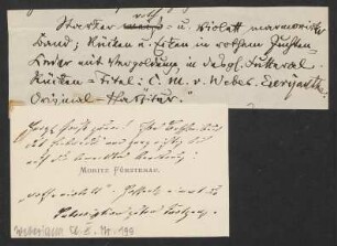 Brief an Friedrich Wilhelm Jähns : o.D.
