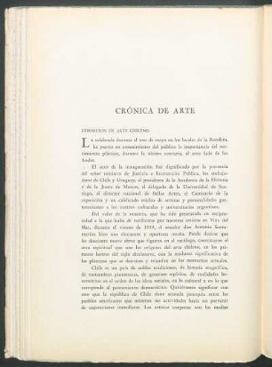 Exposición de arte chileno