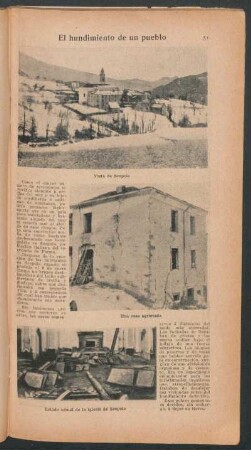 El hundimiento de un pueblo