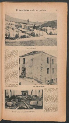 El hundimiento de un pueblo