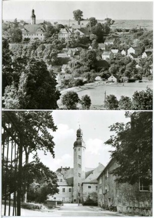 Schieritz. Blick auf Schieritz - Schlosshof