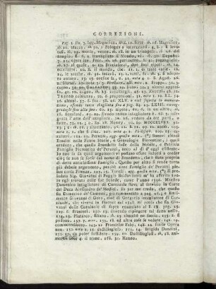 Correzioni.