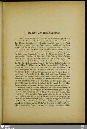 1. Begriff der Mitleidenheit