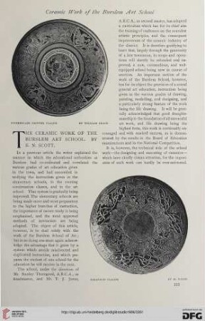 36: The ceramic work of the Burslem Art School