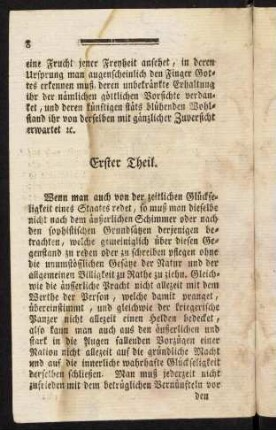 8-18, Erster Theil.