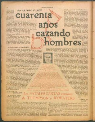 Cuarenta años cazando hombres : Las fatales cartas amorosas de Thompson y Bywaters