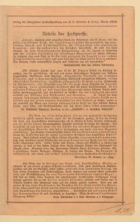 Urteile der Fachpresse