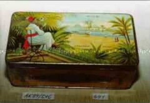 Blechdose für 100 Stück "KIOS-Cigaretten E. Robert Böhme DRESDEN"