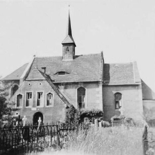 Meißen. Martinskapelle (1146/1155, 1437 Wiederherstellung). Ansicht von Süden