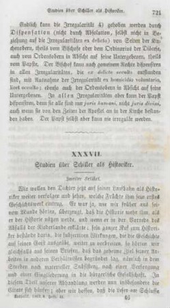 721-732 Studien über Schiller als Historiker : zweiter Artikel