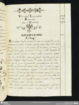 Vite degl'Imperatori Romani sino a Theodosio