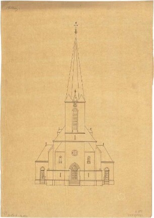 Schmidt, Heinrich von; Veldenz / Mosel; Kath. Kirche - Ansicht
