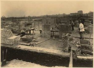 Maschinenfabrik Lindner, Berlin-Wittenau: Blick auf die Baustelle