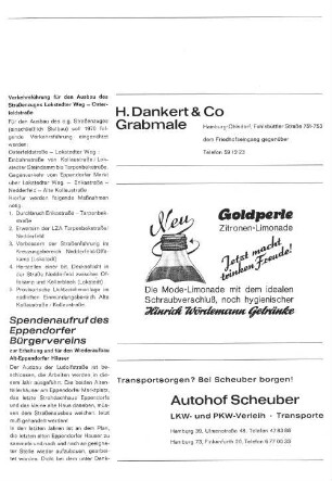 Spendenaufruf des Eppendorfer Bürgervereins