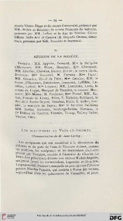 Les sculpteurs de Vaux-le-Vicomte