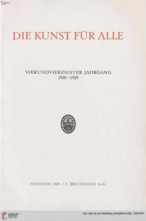 44: Die Kunst für alle: Malerei, Plastik, Graphik, Architektur
