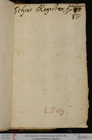 Abschussliste, 1587