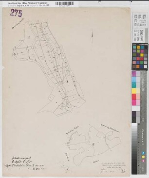 Arfeld (Bad Berleburg), Umlegung Arfeld, Schätzungskarte Richstein Flur 2;3