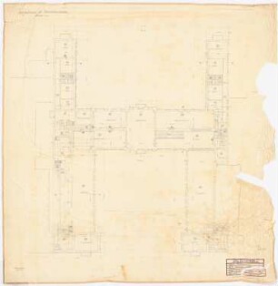 Dienstwohnung des Reichsaußenministers Joachim von Ribbentrop, Berlin-Mitte Umbau: Grundriss OG 1:100