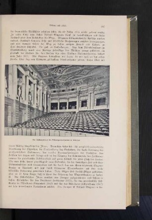 Der Zuschauerraum des Prinzregententheaters in München